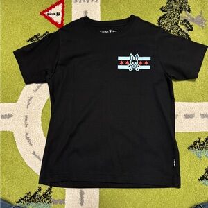 Black Kids T-Shirt with Graphic Design